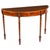 Vintage English Burr Walnut Parquetry Console Table, 1950s For Sale - Image 12 of 12