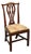 Mid 20th Century Wood Frame Floral Seat Chair For Sale