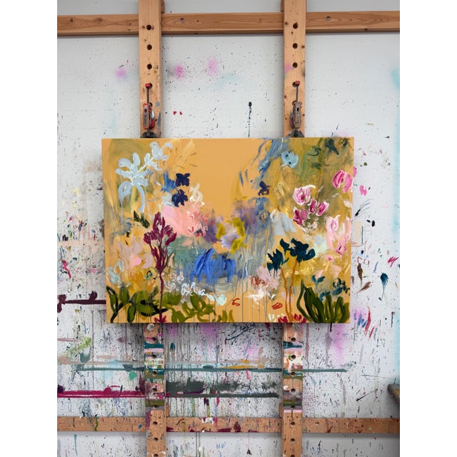 30 x 40 inches mixed media on canvas Acrylic, oil, oil pastel, oil stick and graphite Signed on front Signed, titled and...