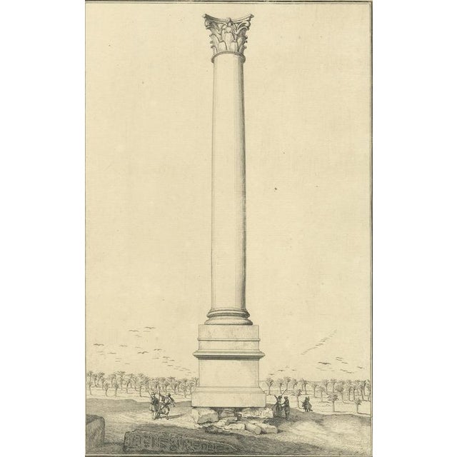 Frederik Ludvig Norden, Pompey's Column, 1755, Engraving on Paper For Sale - Image 3 of 10