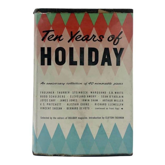 Ten Years of Holiday Hardcover 1956 Book Travel 1st Edition For Sale