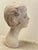 Vintage 1970s Hat Wig Stand Head Store DIsplay Long Neck Ceramic Mannequin For Sale - Image 11 of 12