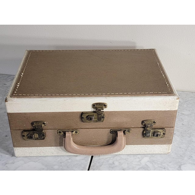 Beautiful specimen of a vintage Sewing Kit with some vintage notions The sewing box is approximately 14" wide 10" deep 6"...