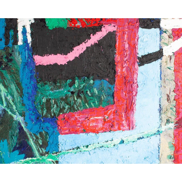 2022 “Tokyo Portal” Oil on Canvas Painting by Willard Johnson For Sale In Indianapolis - Image 6 of 8