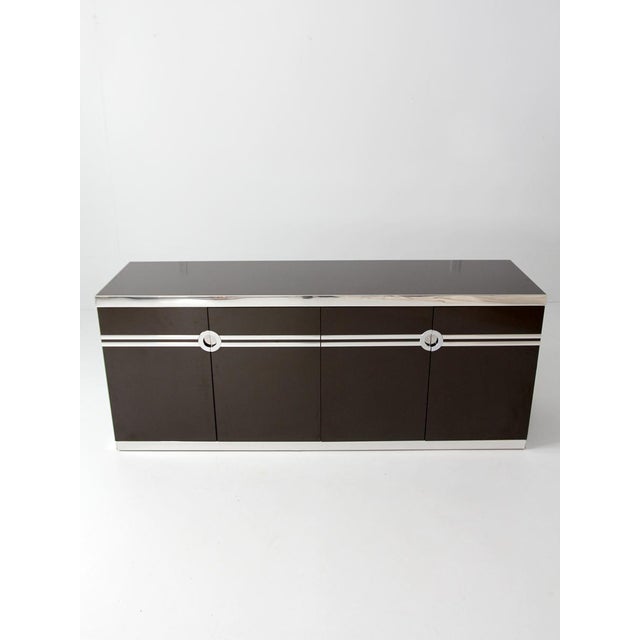 Pierre Cardin 1970s Pierre Cardin Lacquered Credenza For Sale - Image 4 of 12