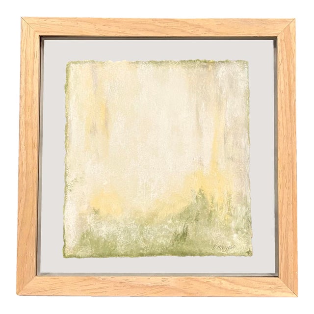 Contemporary Abstract Pastel on Paper, Framed For Sale