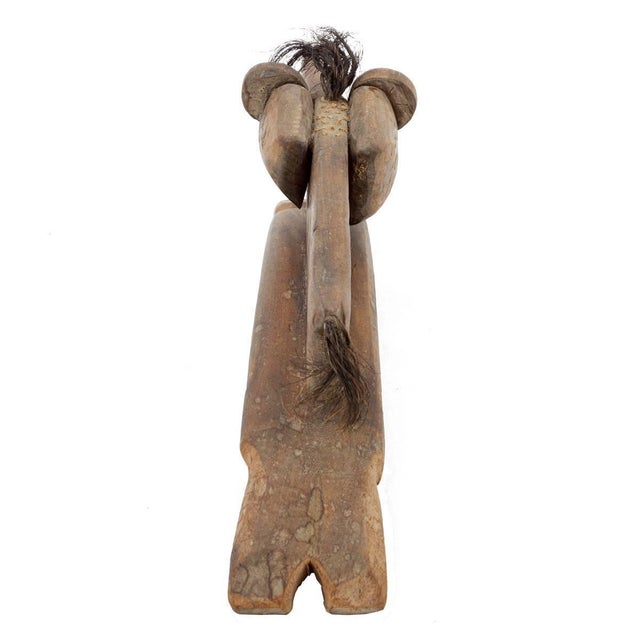 Dada Jochanan Ben Yaakov, Brutalist German Israeli Hand Carved Wooden Dada Sculpture Ben Yaakov For Sale - Image 3 of 4