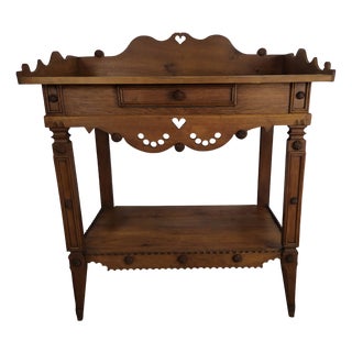 Rustic Folk Art Dressing Table, 1890s For Sale