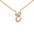Embrace the elegance of personalization with this stunning 10K Yellow gold pendant, delicately crafted into a flowing...