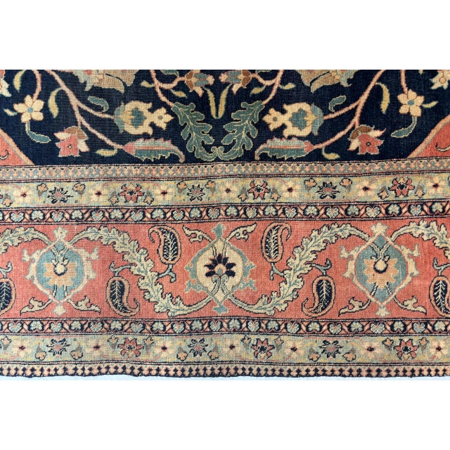 Antique Persian Tabriz. 8'1" X 11'7" For Sale - Image 4 of 7
