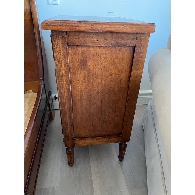Wood 1990s Vintage Walnut Nightstand For Sale - Image 7 of 12