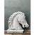 Off-white Vintage Cement Equestrian Bust For Sale - Image 8 of 12