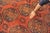 Ersari Burnt Orange, Copper, Rust, Camel & Indigo Square Rug - 8.7 x 9.2 For Sale - Image 4 of 13