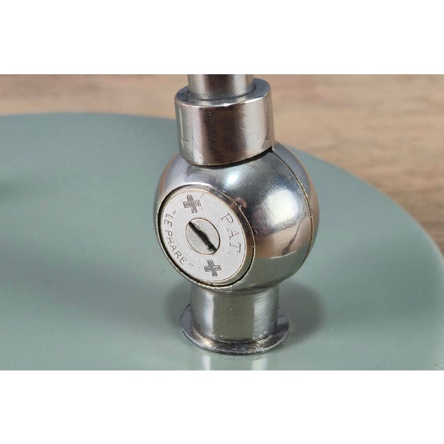 Swiss Bauhaus Modernist Table or Wall Lamp by Christian Dell for Le Phare Lausanne, 1930s For Sale - Image 12 of 18