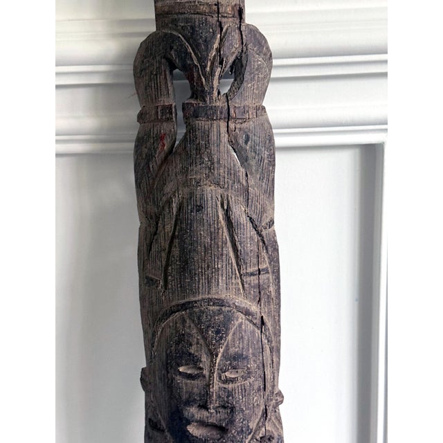 Yam Ceremonial Digging Stick with Carving Papua New Guinea For Sale In Atlanta - Image 6 of 16