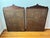 Brown Antique Pair of Mahogany Carved Mirrors by Barker Bros. For Sale - Image 8 of 8