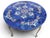 Lapis Lazuli Table with Brass Frame For Sale - Image 6 of 18