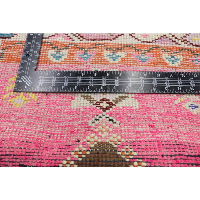 Late 20th Century Vintage Turkish Oushak Rug Runner - 02'05 X 11'04 For Sale - Image 5 of 8