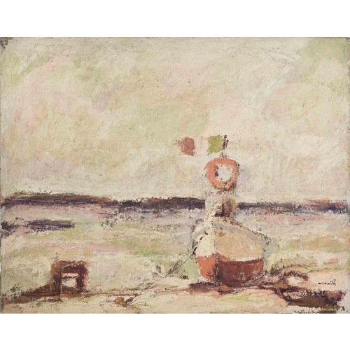 Oil on canvas realized by Franco Marzilli (1934-2010) in 1970s. Hand signed lower right. Very good condition. Franco...