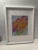 2020s Original Mixed Media Artwork “Orange Soufflé” (Watered Acrylic Painting and Ink on Art Paper); Signed, Framed For Sale - Image 5 of 12