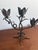 Metal 1950s Pair of Wrought Iron Candle Holders For Sale - Image 7 of 9