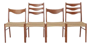 Chairs by Arne Wahl Iversen for Glyngøre, Set of 4