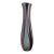 Tall Multi Colored Cane Murano-Style Art Glass Vase, Hand Blown in Nyc For Sale