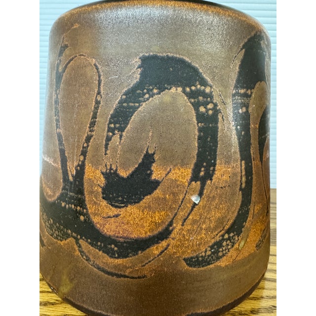 Designs West Stoneware Pottery Vases, Set of Three For Sale - Image 9 of 12
