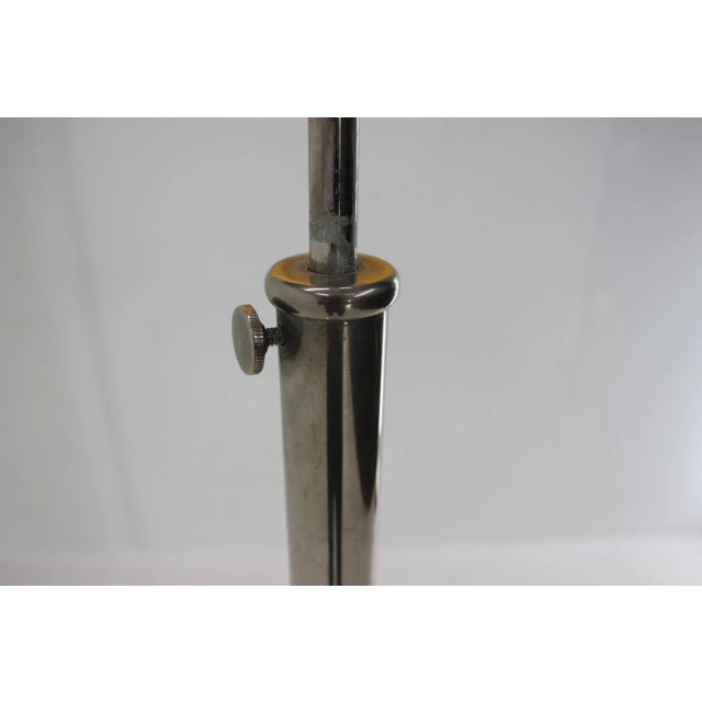 Functionalist Bauhaus Chrome Adjustable Floor Lamp, 1930s For Sale - Image 6 of 8