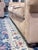 Tan Restoration Hardware Lancaster Luxe Extra-Deep Tan Leather Three-Seat Sofa For Sale - Image 8 of 11