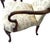 Late 20th Century Pair of Georgian Revival Armchairs, Vintage Floral Upholstery For Sale - Image 5 of 18