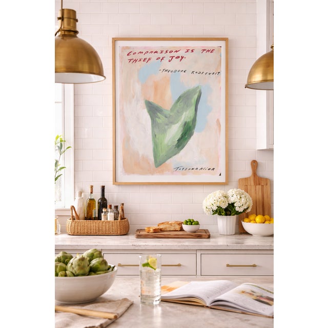 Comparison is the thief of joy - Theodore Roosevelt A2 Limited edition print - unframed. Printed on museum-quality...