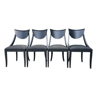 Vintage Italian Postmodern Klismos Dining Chairs by Pietro Costantini, Set of 4 For Sale