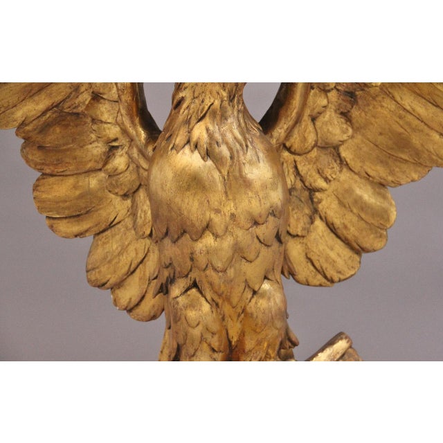 Antique Early 20th Century Gilt and Marble Top Console Table, 1920s For Sale - Image 12 of 15