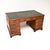 Vintage Georgian Style Pedestal Desk with Leather Top, 1930 For Sale - Image 11 of 11