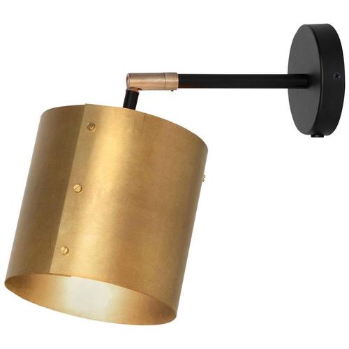 Metal Svep Wall Lamp in Brass from Konsthantverk For Sale - Image 7 of 8