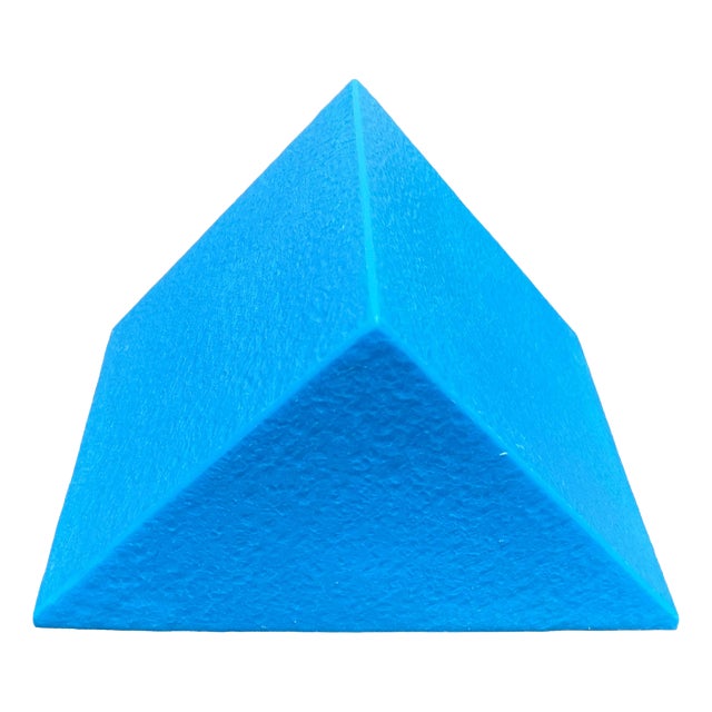 Postmodern Blue Prism Shape Floor or Table Lamp from Heico, 1980s For Sale
