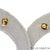 White 14k (585) Yellow Gold Natural Diamond Vintage Stud Earrings, A Pair For Sale - Image 8 of 11