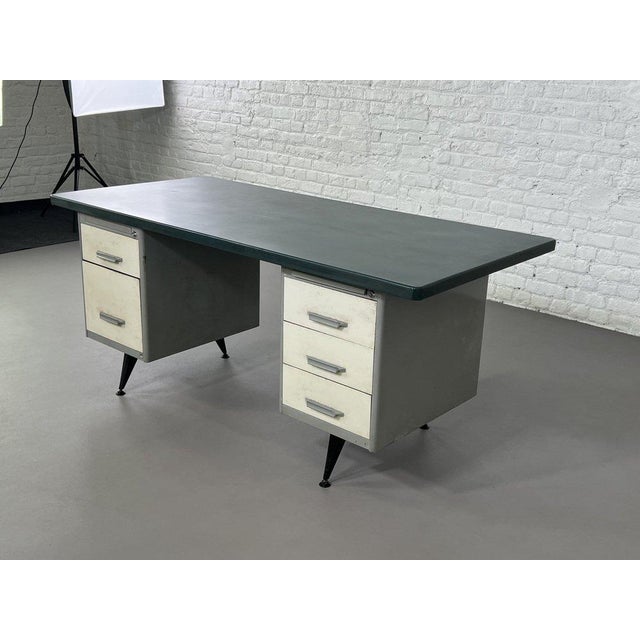 Vintage Metal Desk by Behin Edition, 1950s For Sale - Image 10 of 10