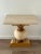 2010s Eclectic Neo-Classical Travertine Top Console For Sale - Image 5 of 6