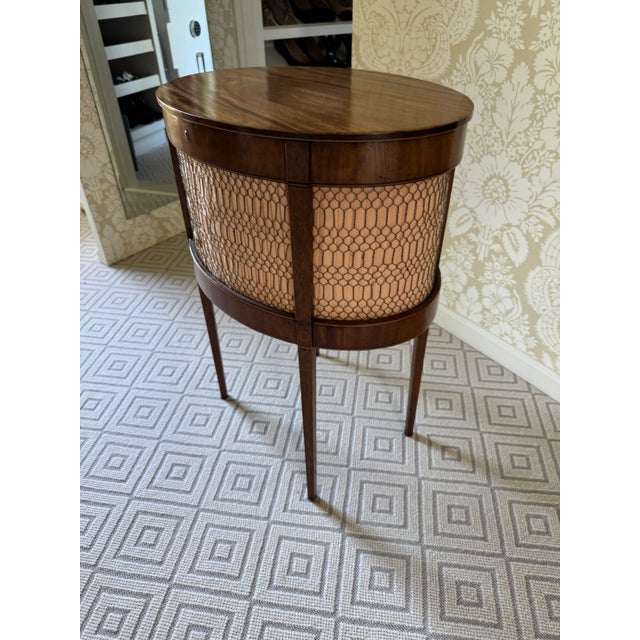 Sheraton Period Mahogany Workbox With Satinwood Circa 1790 For Sale - Image 4 of 11