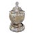 "Grapes and Crested Birds", Spectacular Art Deco Sterling Silver Champagne Urn, Sweden For Sale