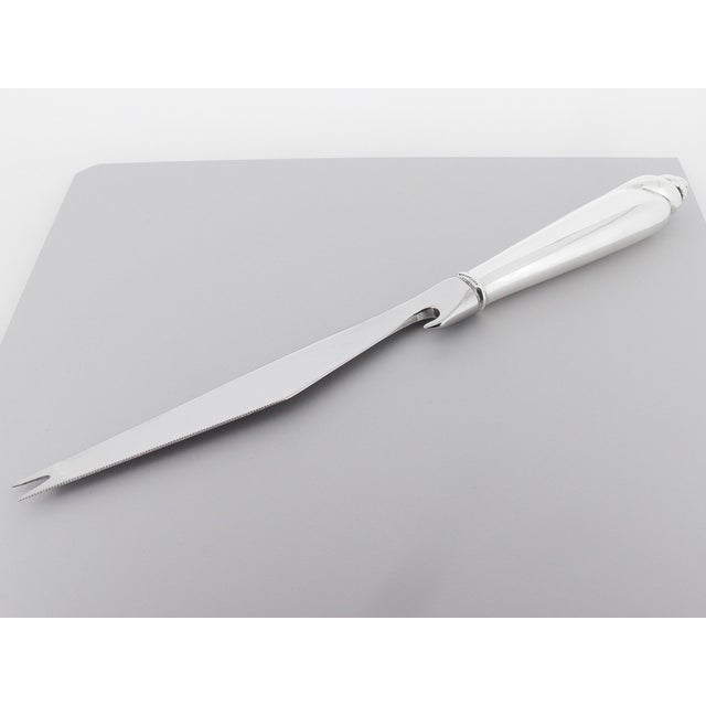 Late 20th Century Tiffany & Co. 'Modern Shell' Pattern Hollow Handle Bar Knife by Angela Cummings For Sale - Image 5 of 10