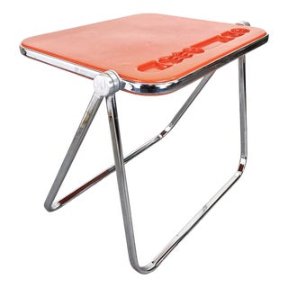 Desk Red Writing Mod. Plato G. Piretti for Anonima Castelli by Giancarlo Piretti, Unkns For Sale