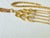 Vintage 1970s Brutalist Articulated Birdcage Tassel Pendant Necklace, Gold-Tone For Sale - Image 13 of 15