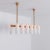 Contemporary Odyssey Linear MD Brass Chandelier by Schwung For Sale - Image 3 of 8