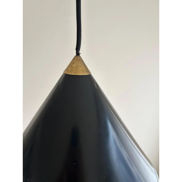 Kegle-Style Pendant Lamp attributed to Bent Karlby for Lyfa, 1960s For Sale - Image 9 of 12