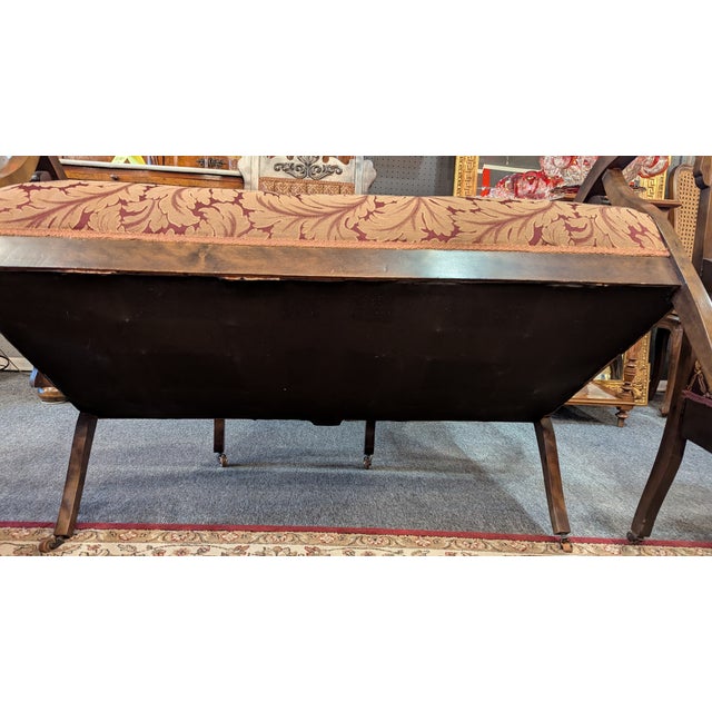 Late 19th Century Victorian 5 Piece Parlor Suite For Sale - Image 15 of 17
