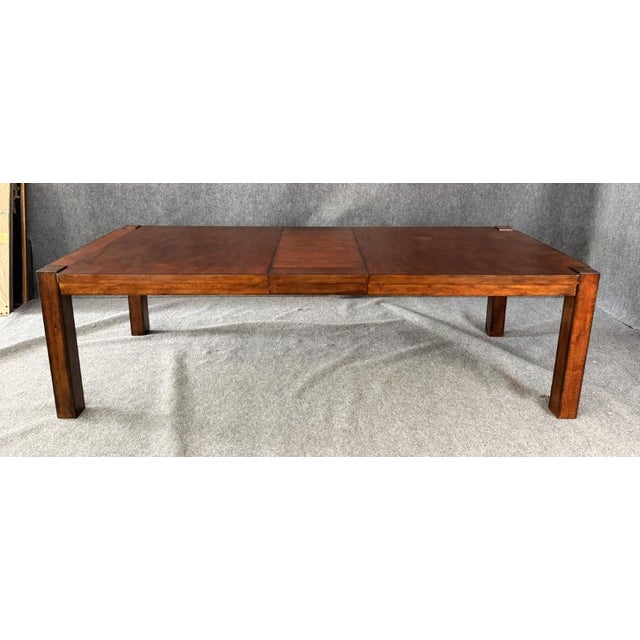 9 Piece Lane Furniture Dining Set With Leaf and Pads For Sale In Raleigh - Image 6 of 18