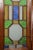 Chinese Antique Chinese Stained Glass Geometric Motif 6-Panel Folding Screen For Sale - Image 3 of 13